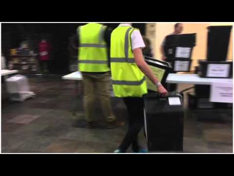 Ballot box drop-off in Kirklees