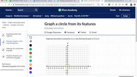 Graph Circle from its Features