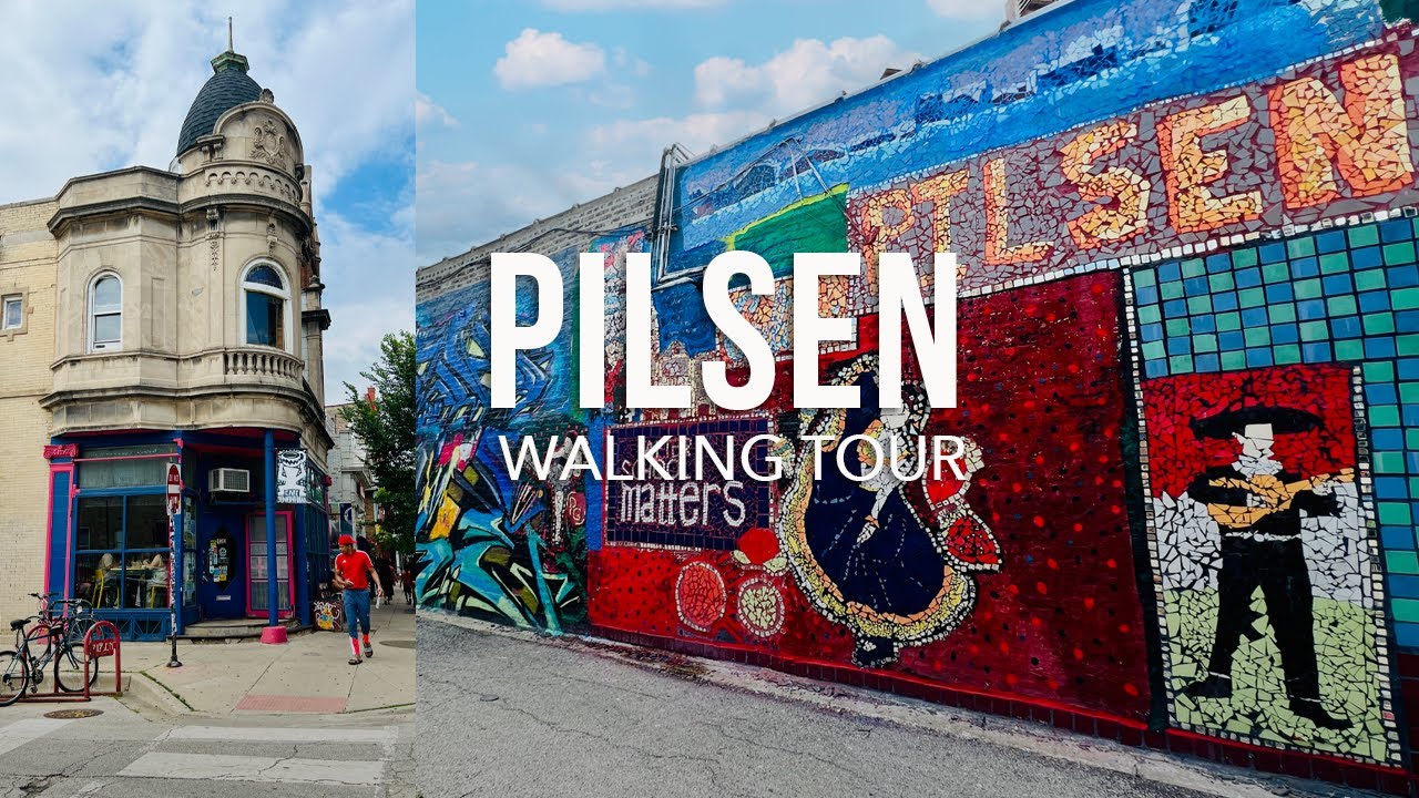 Pilsen Chicago Walking Tour 🌈 | 18th Street Murals & Harrison Park to Halsted | Summer 2025 | 4K