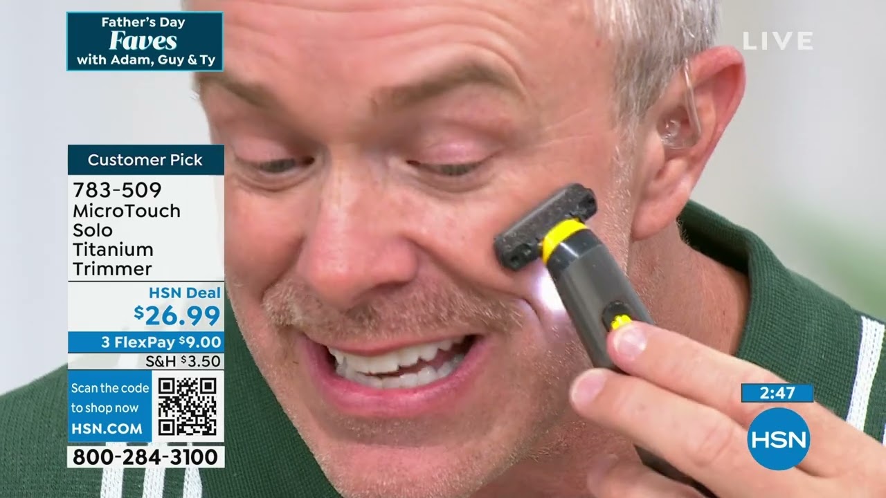 MicroTouch Solo Titanium Trimmer - YouTube