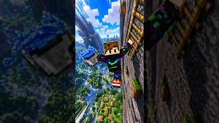 Noob VS Pro VS Hacker MLG Ladder Clutch #minecraft #shorts #noob #pro #hacker #noobvspro