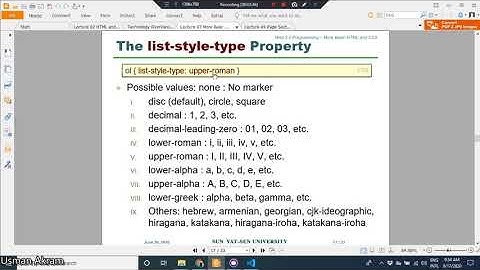 HTML CSS Lecture  6 CSS Menu Urdu Hindi By Usman Akram