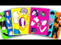 HUNTRIX and SAJA BOYS is the best KPOP DEMON HUNTERS | Sticker Book DIY