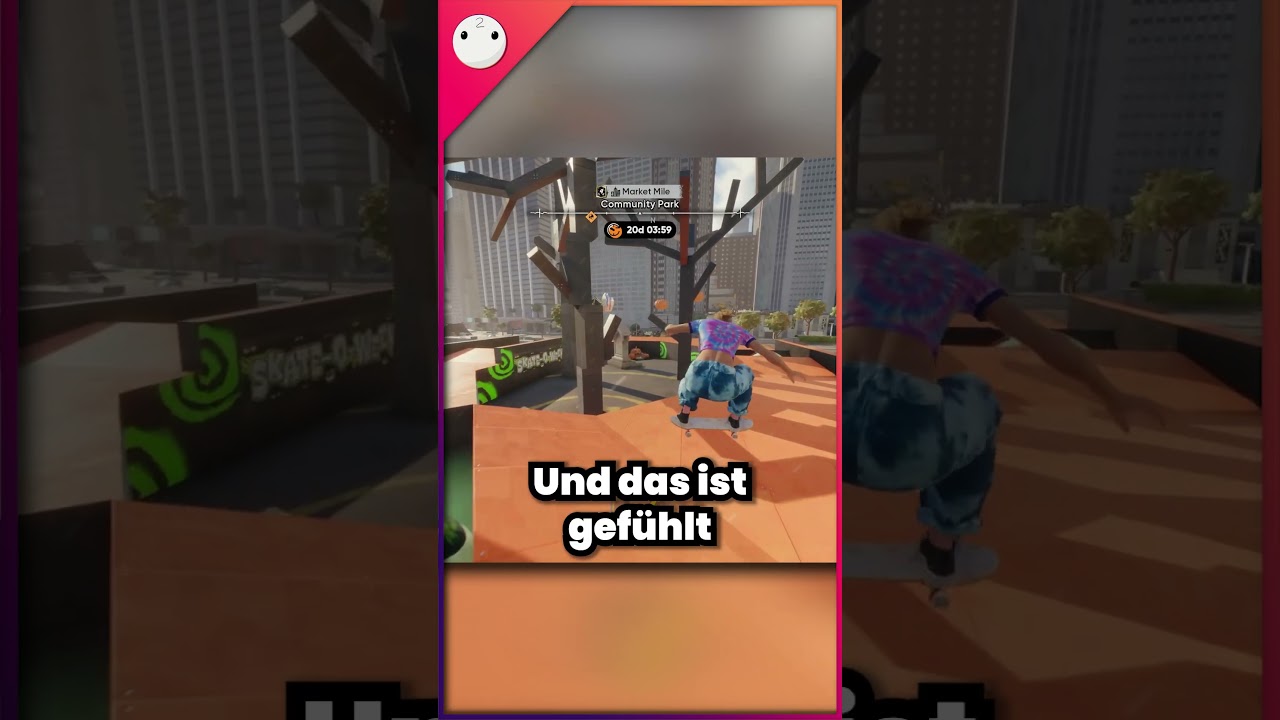 2. Halloween Skatepark in SKATE. 