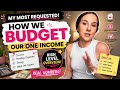 "How We Live on ONE Income (Med Student + New Grad Real Numbers)"