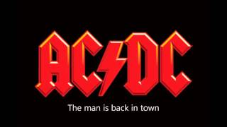 Video thumbnail of "AC/DC - TNT Lyrics"