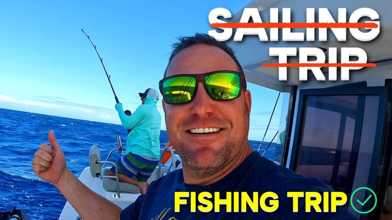 Fish ON! Sailing the deep waters of St. Croix. Day #2