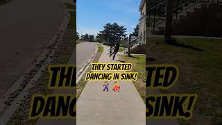 Mila Shuffles in Sink woth Andrey #shuffle #dance #insink #fun #music #nature