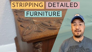 How To Strip Paint From Detailed Wood Furniture