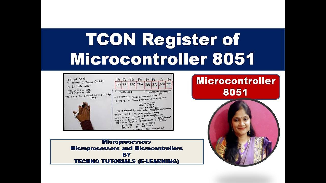 Unit 5 L8 TCON Register of 8051 microcontroller timer of 8051
