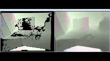 Fast Kinect depth inpaint with OpenCV