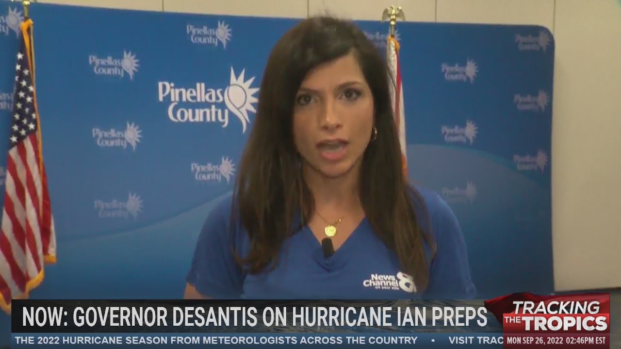 Gov. DeSantis gives update on Hurricane Ian in Largo - YouTube