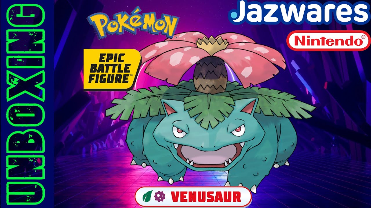 POKEMON BATTLE FIGURE jazwares toys , wicked cool toys Venusaur, Raichu