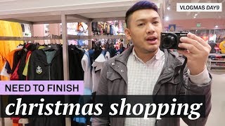 Need To Finish Christmas Shopping Before South Africa! - VLOGMAS 2017 DAY 9 - ohitsROME