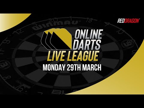 Online Darts Live League Monday 29th March 2021