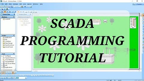 SCADA system tutorial for wind energy generation using Wonderware InTouch software #scada