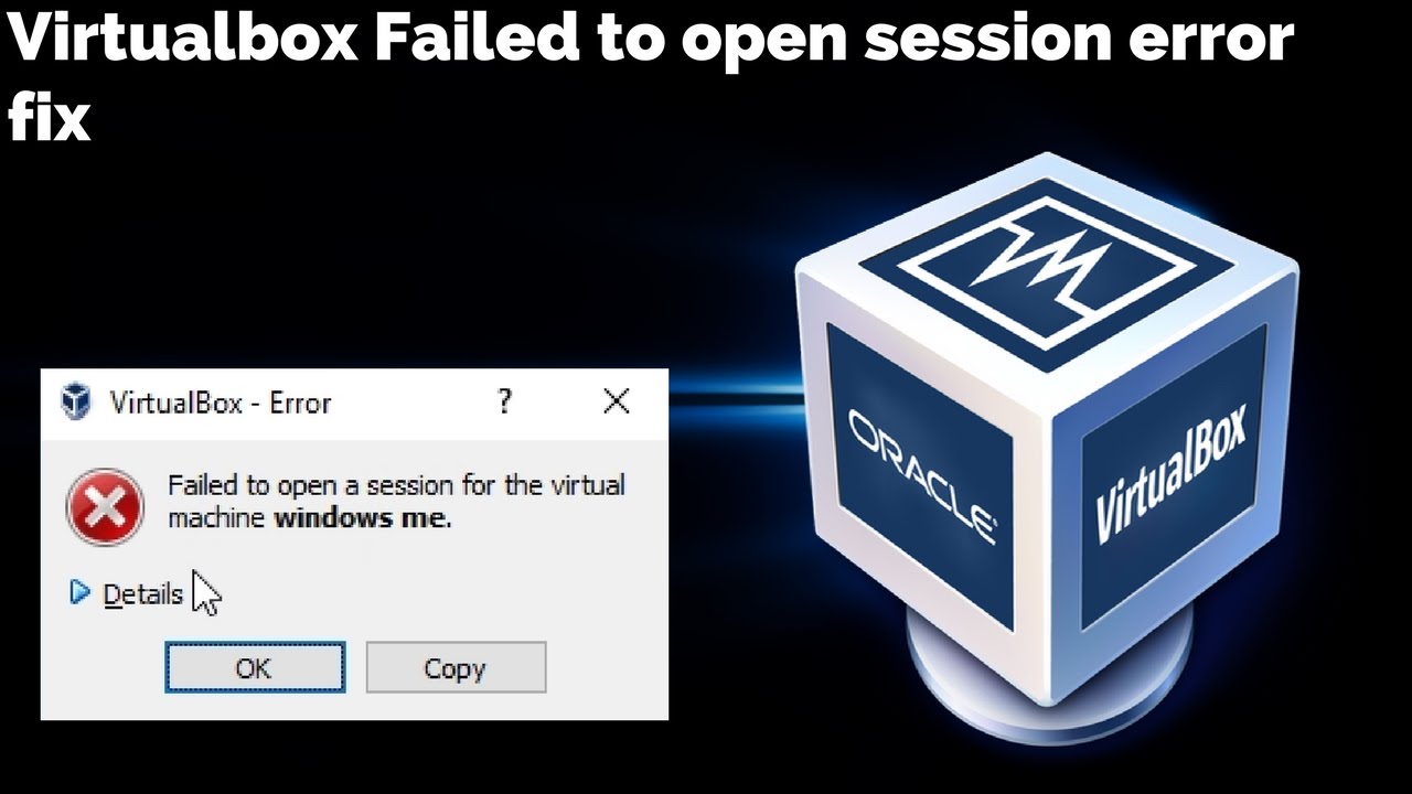 Virtualbox код ошибки e fail