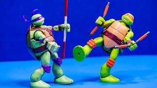 TEENAGE MUTANT NINJA TURTLEs  Mutations with Donatello a Toy Unboxing