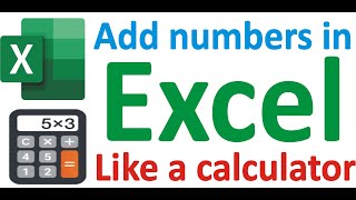 add numbers in one cell in Excel like calculator screenshot 4