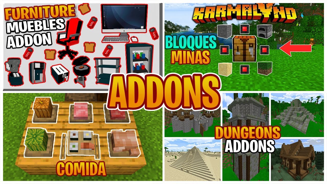 Los mejores addons survival para minecraft pe 1 19 a 1 19 63 mods