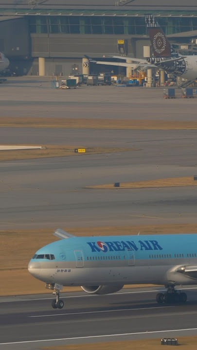 Korean Airlines Airplane ✈️ takeoff 🛫 #airplane #korean #shorts