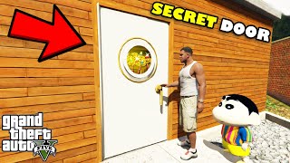 Franklin Opened THE SECRET DOOR of Franklin's House in GTA 5 | SHINCHAN and CHOP