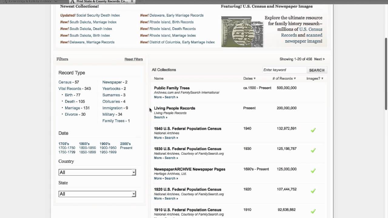 Finding Collections on Archives - YouTube