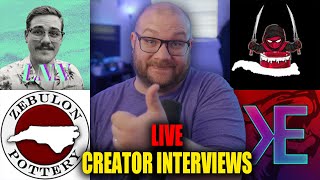 Creator Spotlight Series ft. Karos Elite, Cake Ninja Gaming, Late Night Nostalgia, Zebulon Pottery