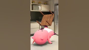 Funny Animation Exercising #anime #gaming #viral #video #cartoon #shorts