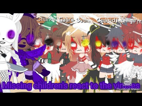 //Missing Children's react to Glitchtrap and Vanny//(Bonus)