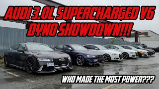 We Dyno Tested 6 Different Audi 3.0L Supercharged V6's!!!