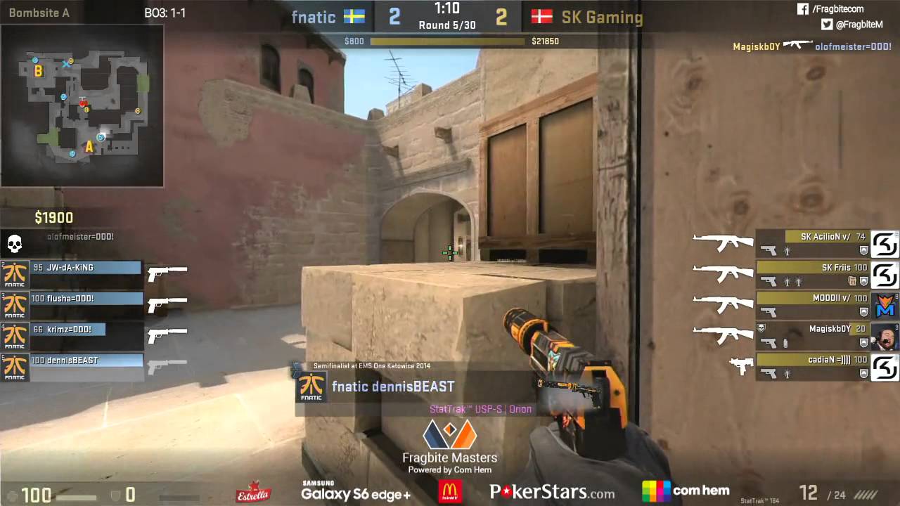 OlofM failed knife attempt on magiskboy - YouTube