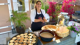 GORDITAS DE NATA Y POSTRE DE LECHE!