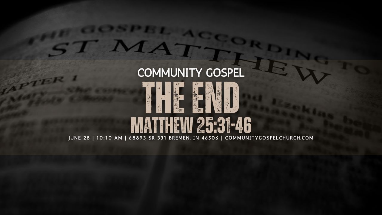 The King and the Final Judgment – Matthew 25:31–46