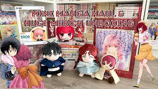 mini manga haul & HUGE merch unboxing (kana arima merch mania?!)