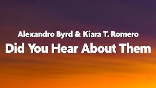 Alexandro Byrd - Did You Hear About Them (From Descendants: Wicked Wonderland) [Lyrics]