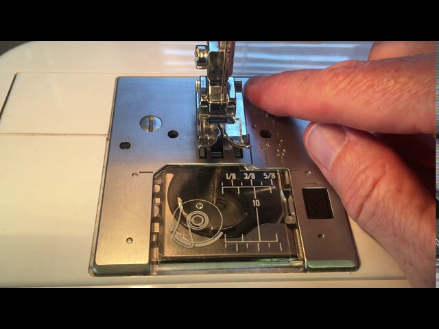 Threading your Janome-Manual bobbin threading 