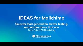 Data Driven B2B Marketing by Markenetics