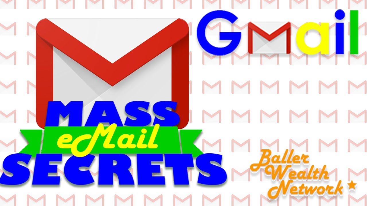 How to send a bulk email in Gmail FREE 2020 - YouTube