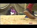 Migrants stranded temporary camp