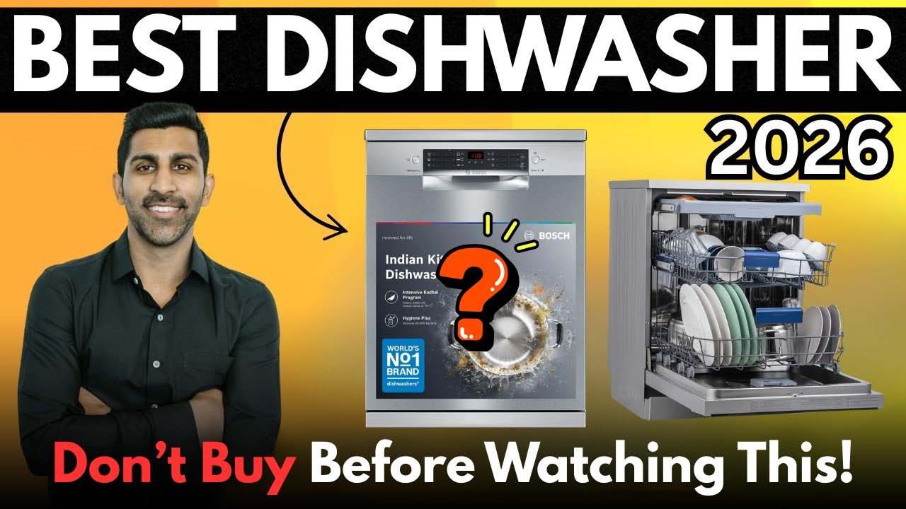 Best Dishwasher 2026: Top Picks For India | Best Dishwasher for Indian Kitchen | Dishwasher Machine