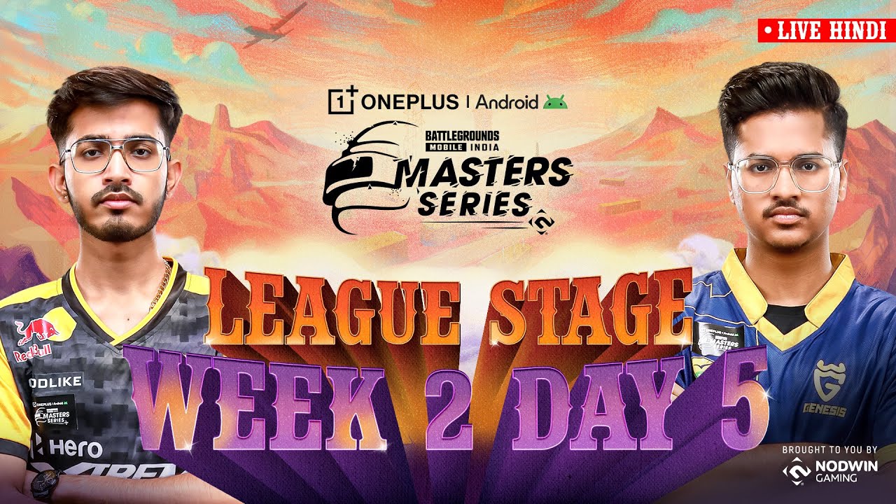 [HINDI] 2025 OnePlus Android BGMS Season 4 | League Week 2 - Day 5