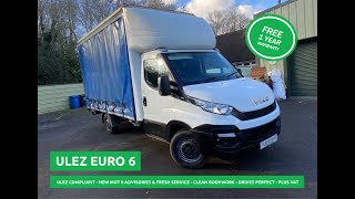 REVIEW OF 2018 IVECO DAILY 35S13 CURTAINSIDER LUTON WITH 138K MILES
