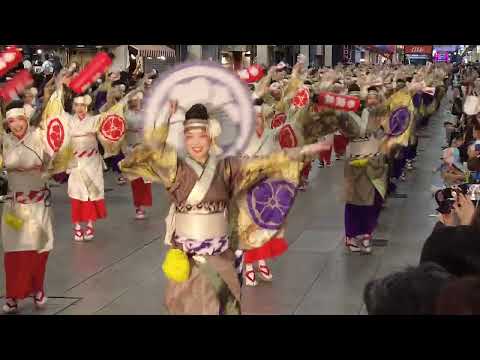 2024年8月12日　高知よさこい祭り全国大会　帯屋町会場　濱長　花神楽