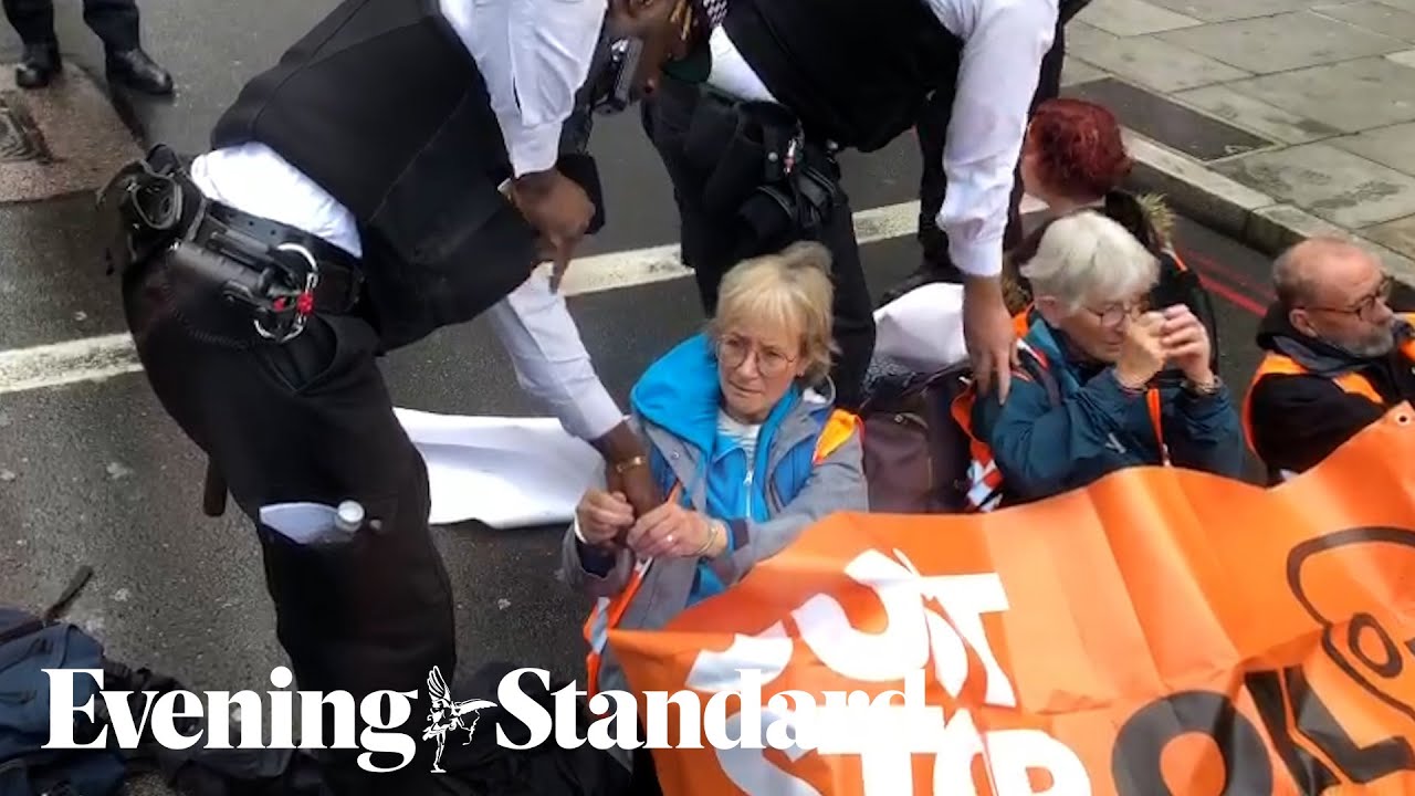 Angry commuters confront Just Stop Oil protesters blocking London streets