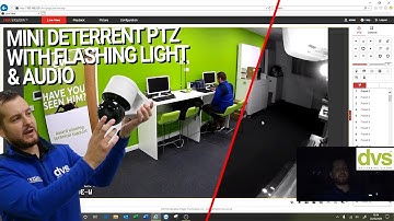 NEW: Hikvision Mini PTZ With Flashing Light, Audio & Built-In Mic