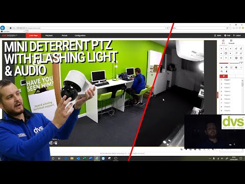 NEW: Hikvision Mini PTZ With Flashing Light, Audio &amp; Built-In Mic
