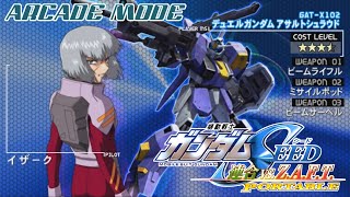 Gundam Seed: Rengou Vs Z.A.F.T. Portable -Arcade Mode/All 10 Phases- |Duel Gundam Assault Shroud|