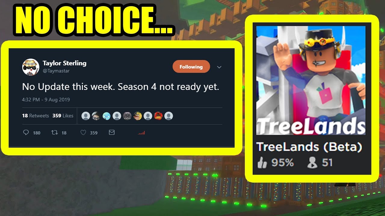 Mad City Didn T Update So I Played Treelands Roblox Youtube - tree lands gameplay roblox