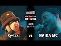 Ry-lax vs NAIKA MC 【3150×LUSHBOMU MC BATTLE 本戦 2025.3.30 @Aichi Sky Expo】1回戦 第1バトル